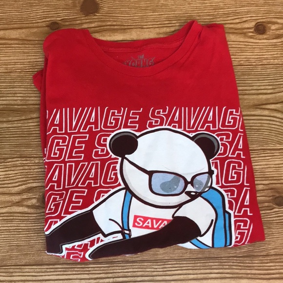 Young n wild savage the panda T-shirt - Picture 5 of 5